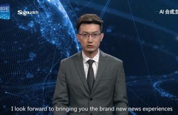 В Китае новости ведет робот (ВИДЕО)