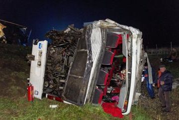 В Венгрии в украинский автобус врезался румынский камион: Есть пострадавшие